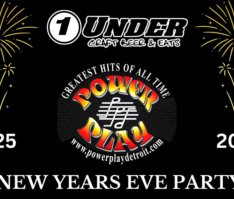 One Under Bar 2025 New Years Party with Power Play Detroit Band