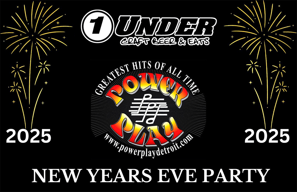 One Under Bar 2025 New Years Party with Power Play Detroit Band