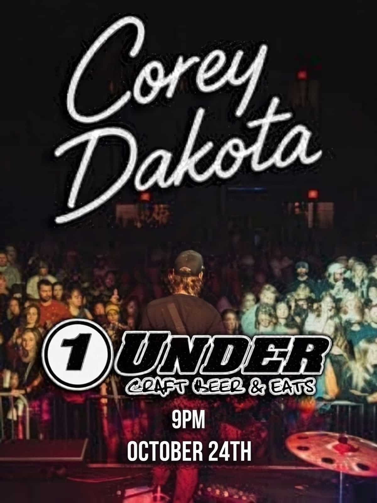 Corey Dakota performs at One Under Craft Bar in Livonia, MI